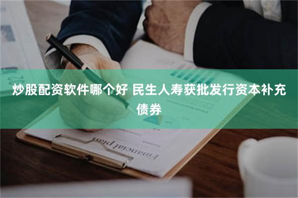炒股配资软件哪个好 民生人寿获批发行资本补充债券