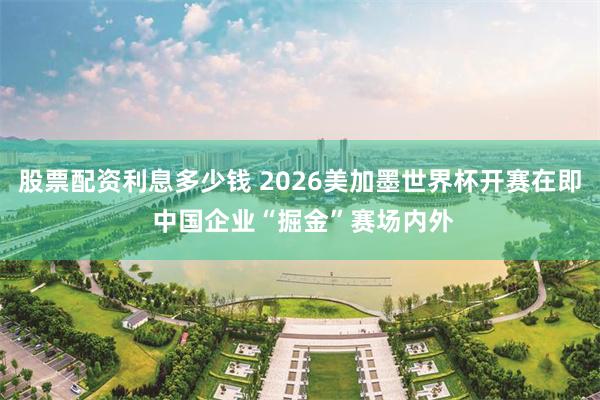 股票配资利息多少钱 2026美加墨世界杯开赛在即 中国企业“掘金”赛场内外