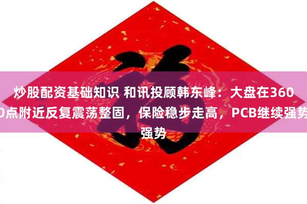 炒股配资基础知识 和讯投顾韩东峰：大盘在3600点附近反复震荡整固，保险稳步走高，PCB继续强势