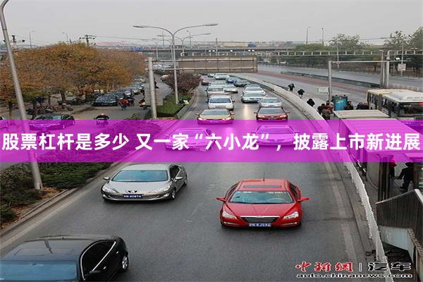 股票杠杆是多少 又一家“六小龙”，披露上市新进展