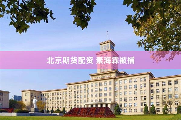 北京期货配资 素海霖被捕
