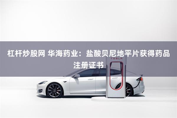 杠杆炒股网 华海药业：盐酸贝尼地平片获得药品注册证书