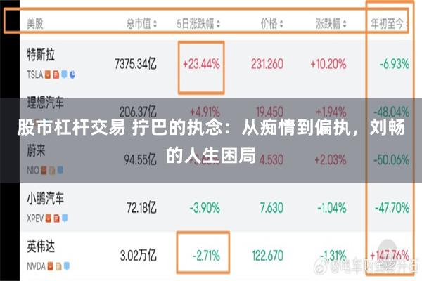 股市杠杆交易 拧巴的执念：从痴情到偏执，刘畅的人生困局